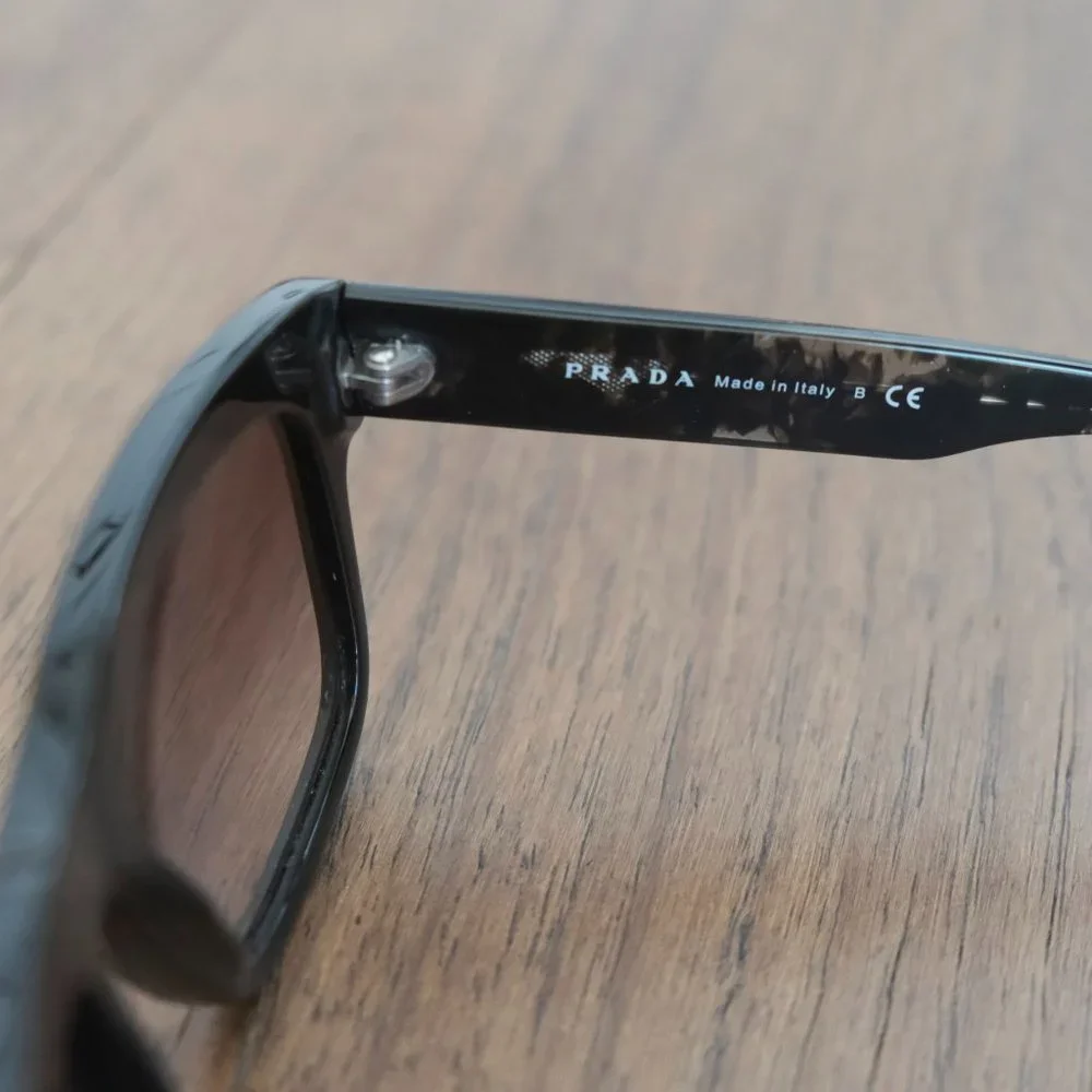 Prada Square Black Sunglasses - Picture 7 of 16